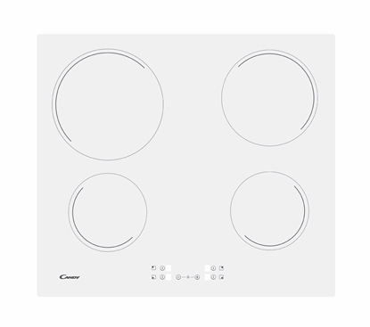 Attēls no Candy Timeless CH64CCW White Built-in Ceramic 4 zone(s)