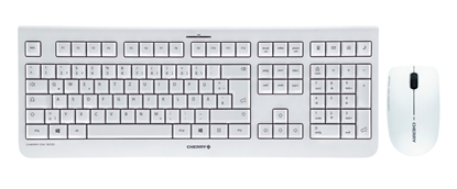 Picture of CHERRY DW 3000 keyboard Mouse included RF Wireless QWERTZ German Grey