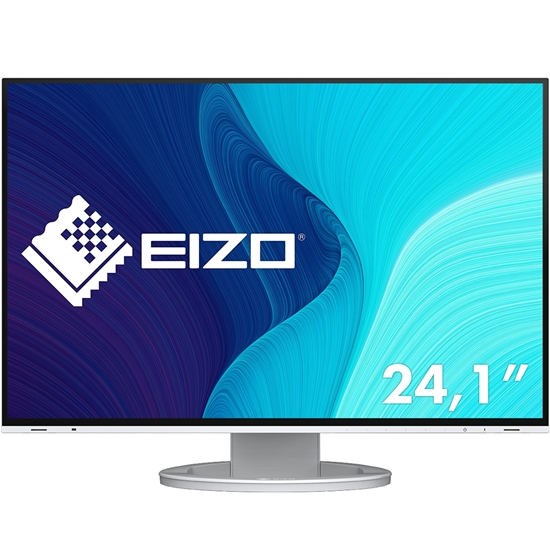 Изображение EIZO FlexScan EV2495-WT LED display 61.2 cm (24.1") 1920 x 1200 pixels WUXGA White