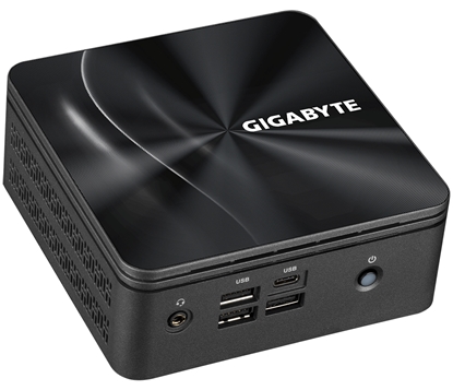 Picture of Gigabyte GB-BRR5H-4500 PC/workstation barebone UCFF Black 4500U 2.3 GHz