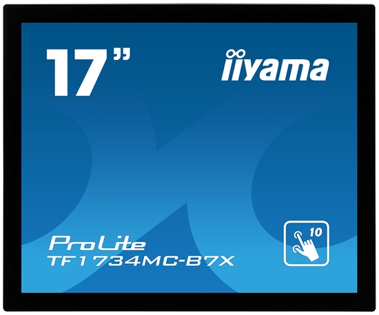 Picture of iiyama ProLite TF1734MC-B7X computer monitor 43.2 cm (17") 1280 x 1024 pixels SXGA LED Touchscreen Black