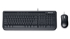 Picture of Microsoft 600 keyboard Mouse included USB QWERTZ German Black