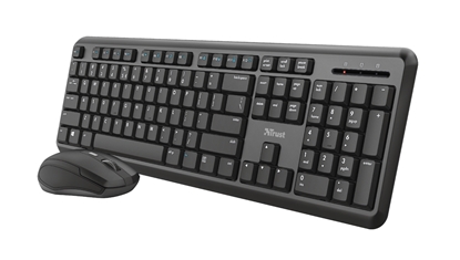 Picture of Trust ODY keyboard Mouse included RF Wireless German Black