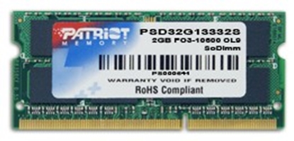 Attēls no SODIMM DDR3 4GB 1333MHz CL9 