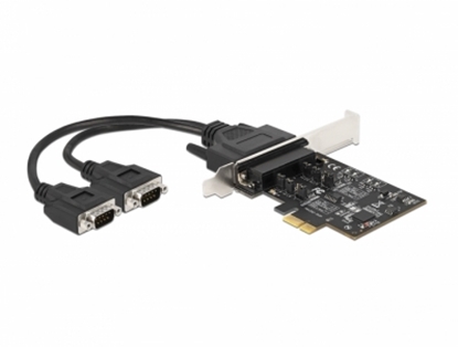 Изображение Delock PCI Express Card to 2 x Serial RS-422/485 with 15 kV ESD protection
