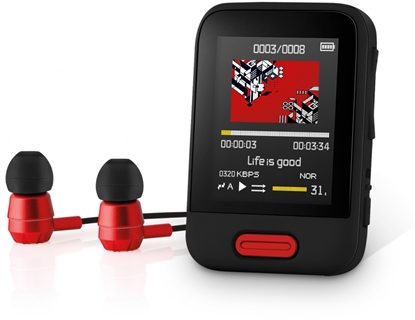 Изображение Odtwarzacz MP3 MP4 SFP 7716RD 16GB Bluetooth wyświetlacz 1,8 cala