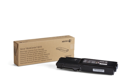 Picture of Xerox Genuine WorkCentre 6655 / 6655i Black High Capacity Toner Cartridge (12,000 pages) - 106R02747