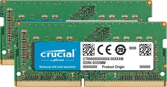 Изображение Crucial DDR4-2666 Kit Mac   64GB 2x32GB SODIMM CL19 (16Gbit)