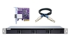 Picture of QNAP TL-R400S storage drive enclosure HDD/SSD enclosure Black, Grey 2.5/3.5"