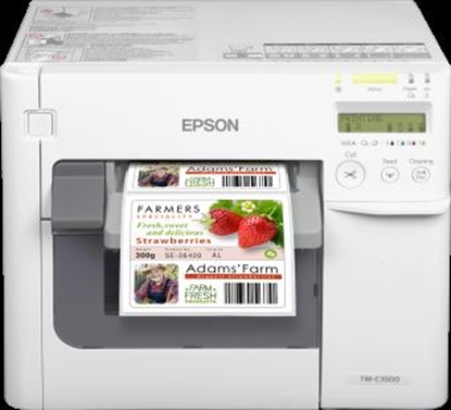 Изображение Epson TM-C3500 label printer Inkjet Colour 720 x 360 DPI 103 mm/sec Wired Ethernet LAN