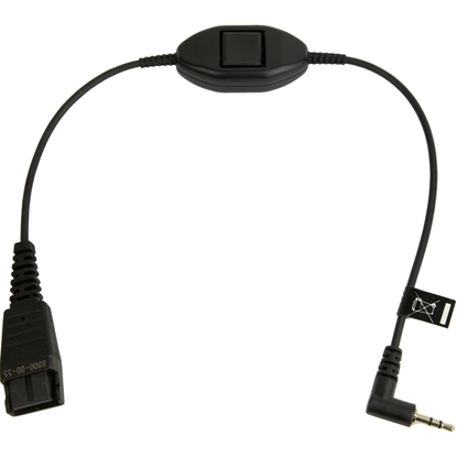 Attēls no Jabra 8800-00-55 audio cable 0.3 m QD 2.5mm jack Black