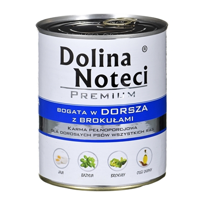 Attēls no DOLINA NOTECI Premium Rich in cod and broccoli - wet dog food - 800 g