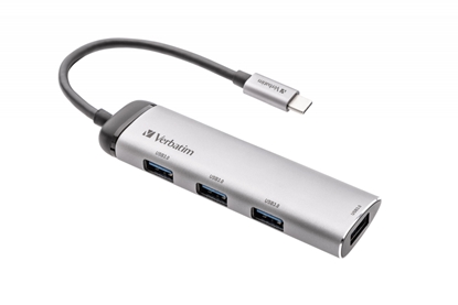 Изображение Verbatim USB-C Multiport Hub Four Port USB 3.2 Gen 1