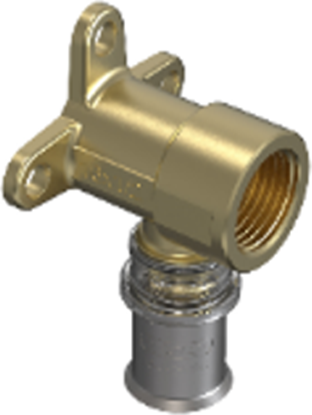 Picture of Sienas līkums 16x½" 90° I.V. metāla, M5, Wavin