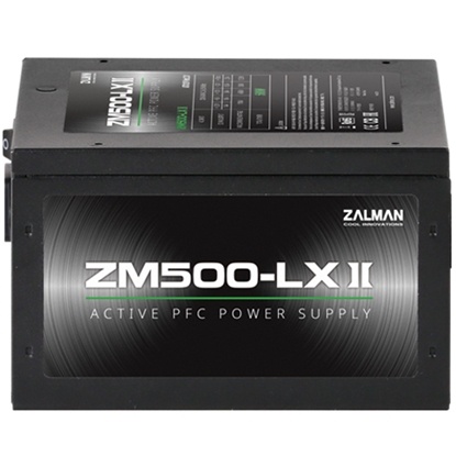 Attēls no Zalman ZM500-LXII 500W, Active PFC, 85%