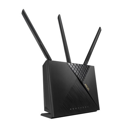 Изображение ASUS 4G-AX56 wireless router Gigabit Ethernet Dual-band (2.4 GHz / 5 GHz) Black