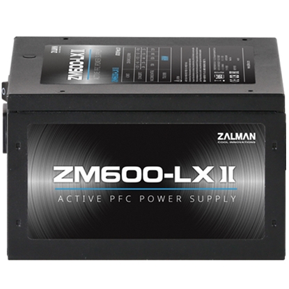 Attēls no Zalman ZM600-LXII 600W, Active PFC, 85%