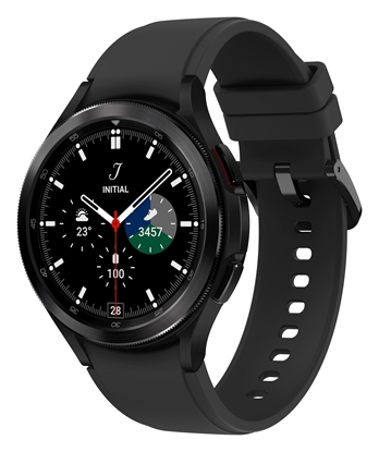 Attēls no Samsung Galaxy Watch4 Classic 3.56 cm (1.4") OLED 46 mm Digital 450 x 450 pixels Touchscreen 4G Black Wi-Fi GPS (satellite)