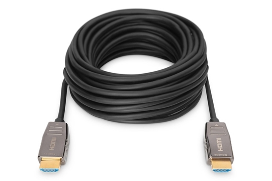 Изображение Kabel połączeniowy hybrydowy AOC HDMI 2.1 Ultra High Speed 8K/60Hz UHD HDMI A/HDMI A M/M czarny 10m