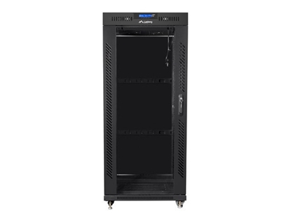 Attēls no Lanberg RACKMOUNT 19" 27U 600X800 LCD SCHWARZ GLASTÜR LANBER