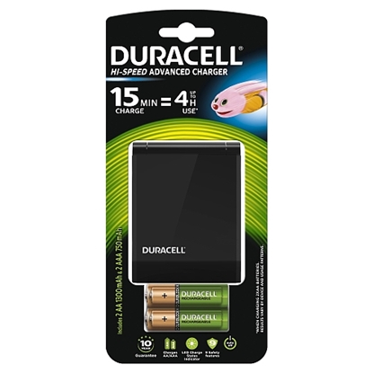 Attēls no Duracell Hi-Speed Battery Charger + 2 x AA & 2 x AAA