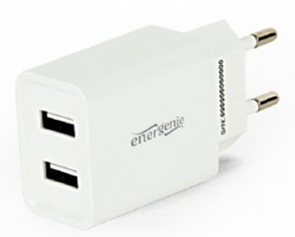 Picture of Energenie 2-port Universal USB Charger White