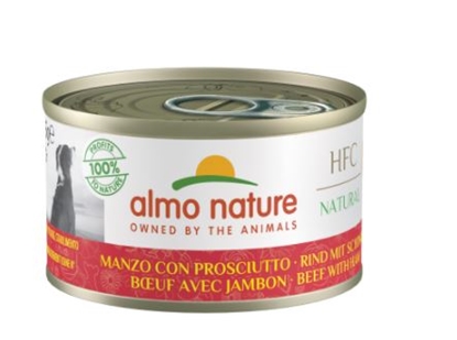 Picture of ALMO Nature HFC NATURAL beef and ham - wet dog food - 95 g