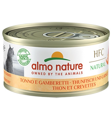 Picture of ALMO NATURE HFC Natural Tuna and Shrimps - 70g
