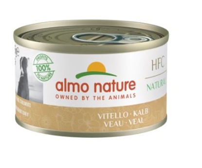 Picture of ALMO Nature HFC NATURAL veal - wet food for adult dogs - 95 g