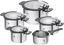 Picture of ZWILLING SIMPLIFY 66870-005-0 Pots set Stainless steel 5 pcs. Silver Black