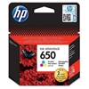 Picture of HP 650 Tri-color Ink Cartridge