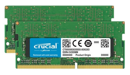 Attēls no Crucial DDR4-2400 Kit       32GB 2x16GB SODIMM CL17 (8Gbit)