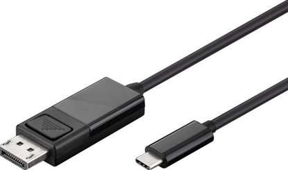 Attēls no Kabel USB MicroConnect USB-C - DisplayPort 2 m Czarny (USB3.1CDPB2)