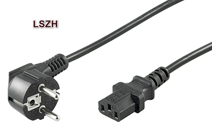 Picture of Kabel zasilający MicroConnect CEE 7/7 - C13, 1.8m (PE010418LSZH)