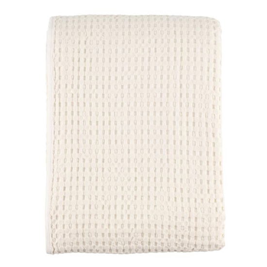 Picture of Gultas pārklājs 4Living Waffle balts 250x250cm
