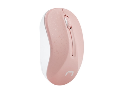Attēls no Natec Wireless Mouse Toucan Pink & White 1600DPI