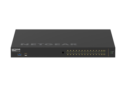Attēls no NETGEAR M4250-26G4XF-PoE+ Managed L2/L3 Gigabit Ethernet (10/100/1000) Power over Ethernet (PoE) 1U Black