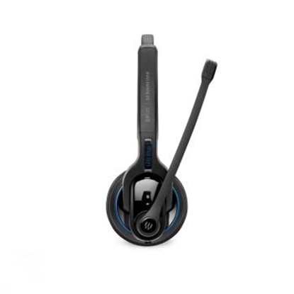 Attēls no Słuchawki Epos EPOS | SENNHEISER IMPACT MB Pro 1 Zestaw słuchawkowy Bezprzewodowy Opaska na głowę Biuro/centrum telefoniczne Bluetooth Czarny