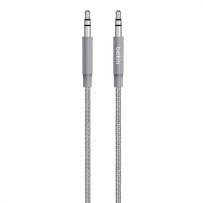 Attēls no Belkin Premium MIXIT 1,2 m Audio Cable 3,5mm grey AV10164bt04-GRY