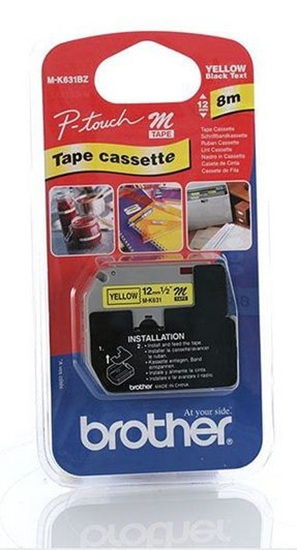 Picture of Brother M-K631BZ label-making tape