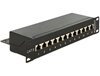 Picture of Delock 10 Patch Panel 12 Port Cat.6 black