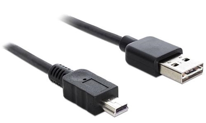 Attēls no Delock Cable EASY-USB 2.0-A male  USB 2.0 mini male 3 m