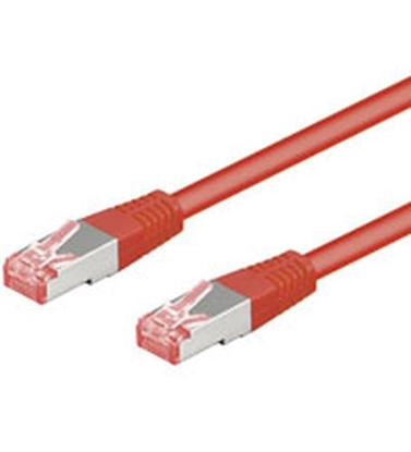 Attēls no GB CAT6 NETWORK CABLE RED SHIELDED S/FTP (PIMF) 1M