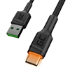 Picture of Kabelis Green Cell Ultra Charge Micro USB Male - USB-A Male with Orange LED Diode 1.2m