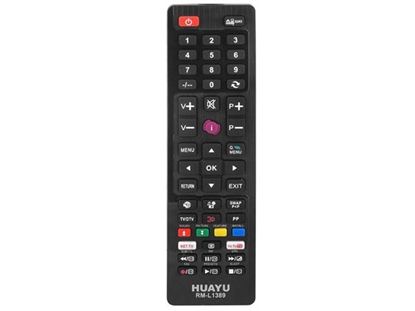 Изображение HQ LXP1389 TV remote control Vestel LCD/LED / RM-L1389 Smart / Netflix / Youtube / Black