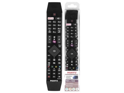 Attēls no HQ LXP1389 TV remote control Vestel LCD/LED / RM-L1560 / Netflix / Black
