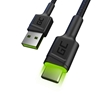 Picture of Green Cell GC Ray USB Male - Type-C Male Fast Charging with LED Diode 1.2m