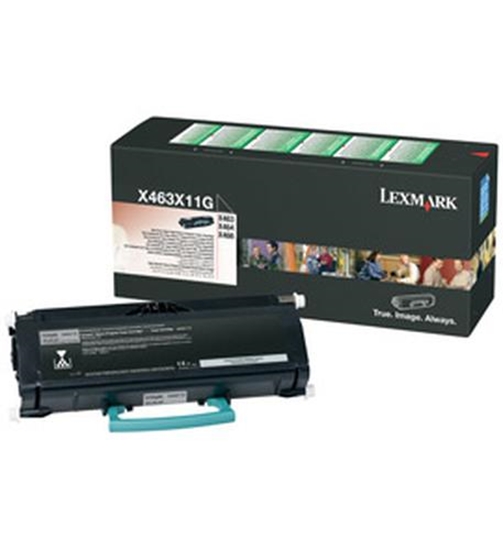 Picture of Lexmark X463X11G toner cartridge 1 pc(s) Original Black