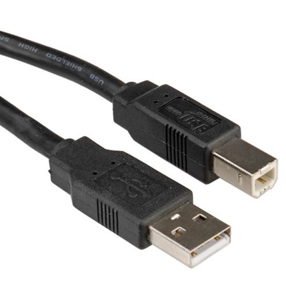 Attēls no ROLINE USB 2.0 Cable, A - B, M/M, 1.8 m