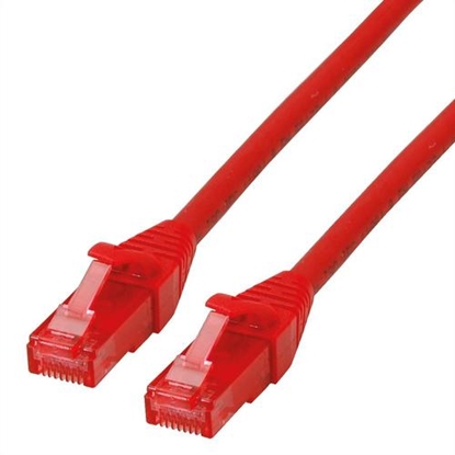 Изображение ROLINE UTP Cable Cat.6 Component Level, LSOH, red, 1.0 m